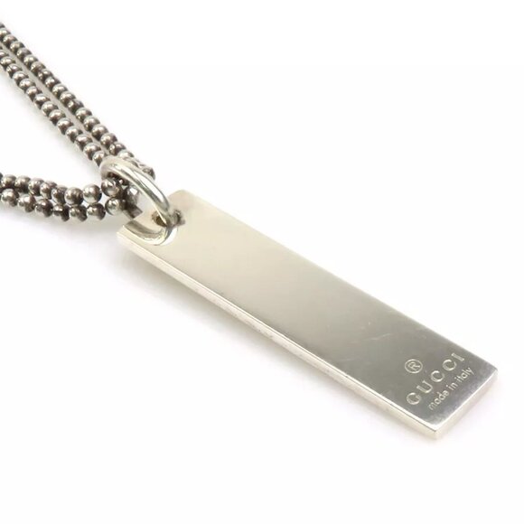 Auth GUCCI Necklace Silver 925 - r10333a - Picture 1 of 10